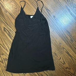 Aritzia Black Slip Dress
